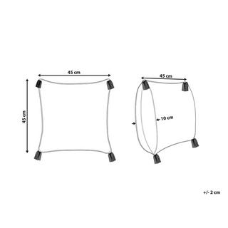 Beliani Dekokissen aus Baumwolle Modern TILIA  