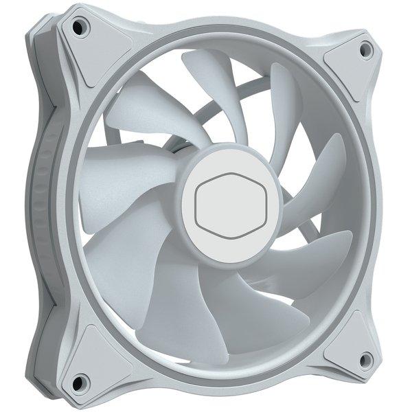 Cooler Master  MasterFan MF120 Halo White Edition Boitier PC Ventilateur 12 cm Blanc 1 pièce(s) 