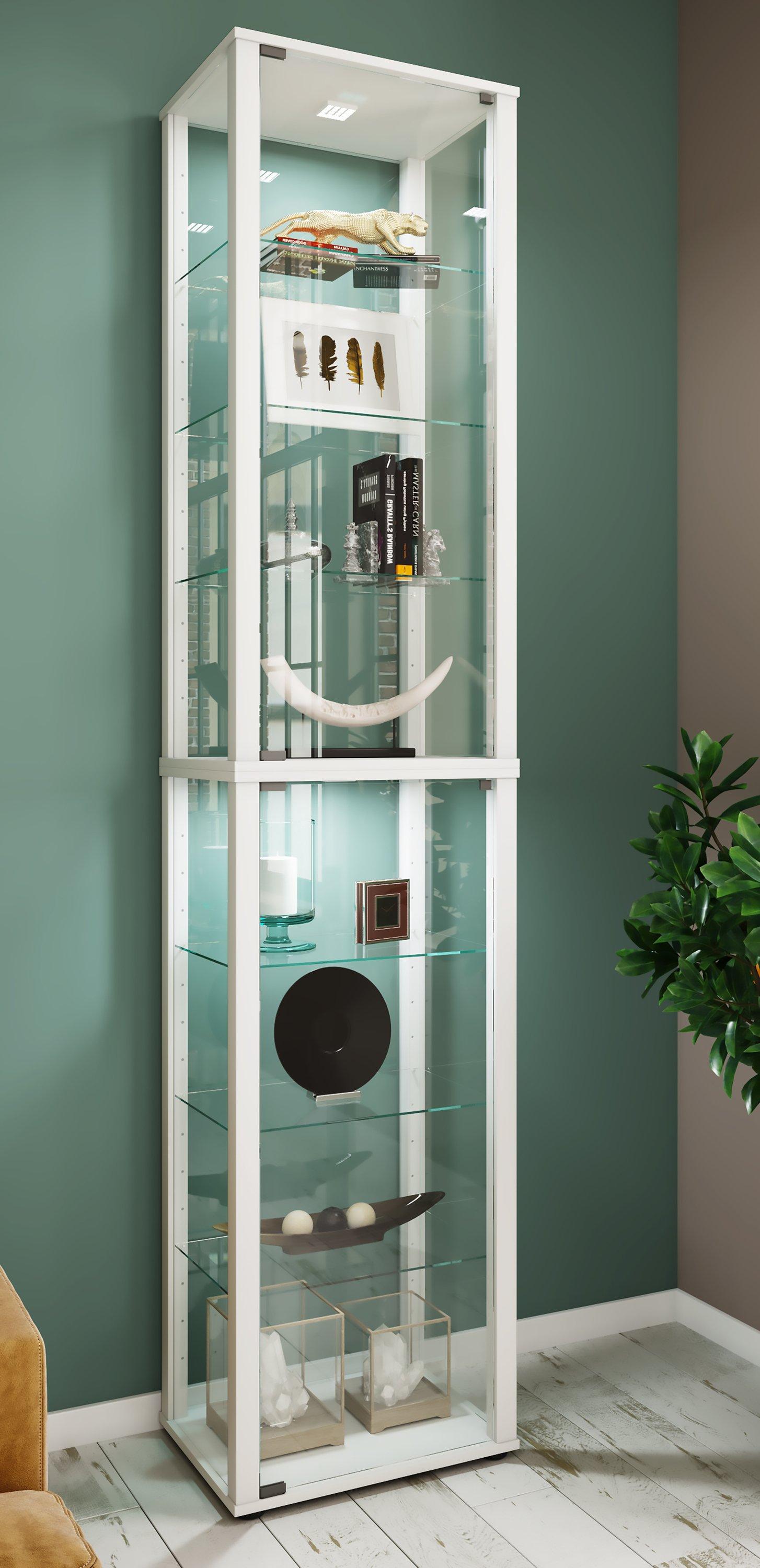 VCM Bois verre vitrine de collection vitrine de verre vitrine stand vitrine Kavisa XL  