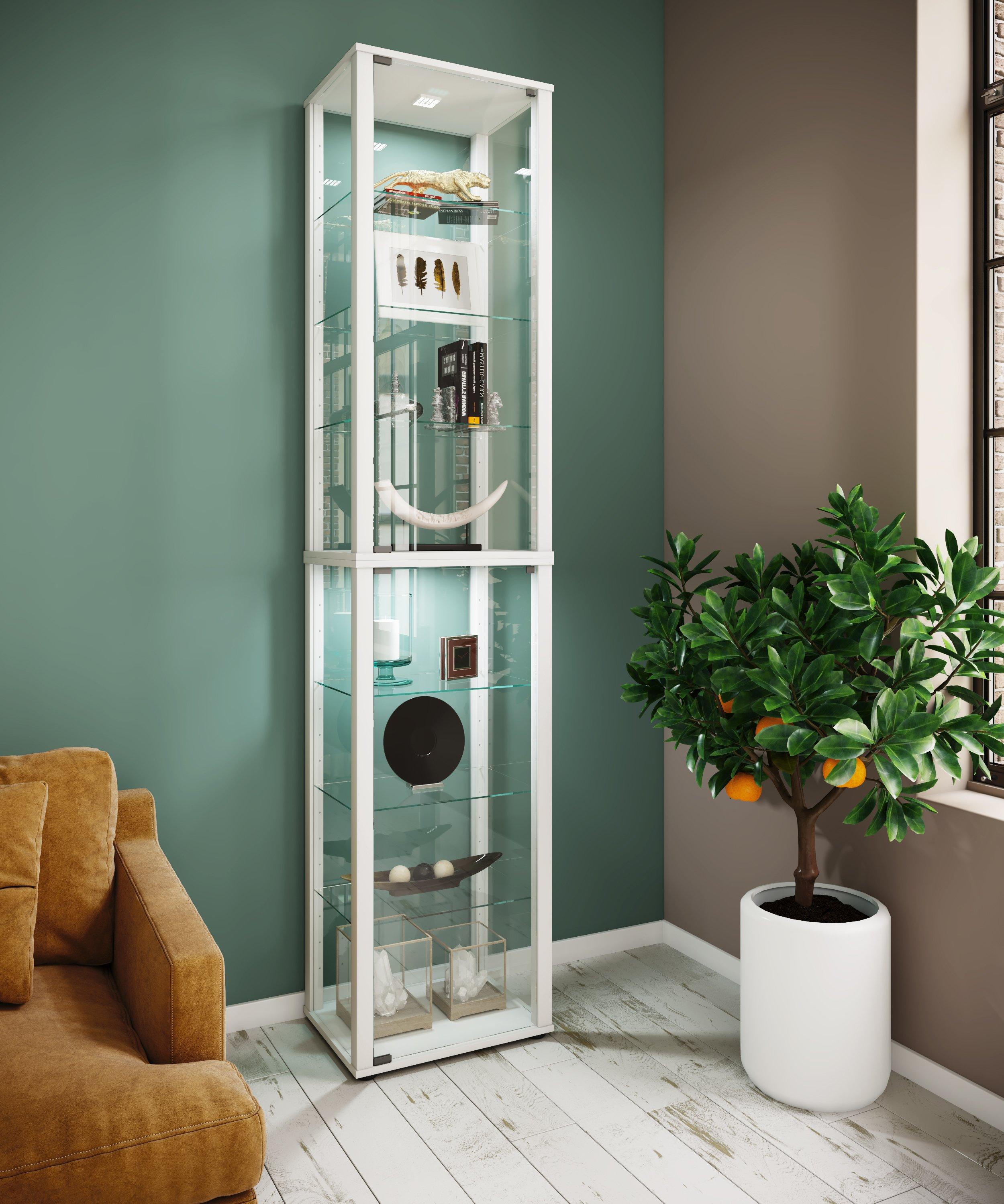 VCM Bois verre vitrine de collection vitrine de verre vitrine stand vitrine Kavisa XL  