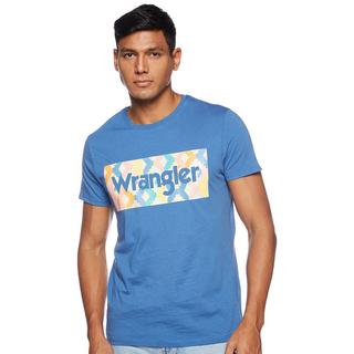 Wrangler Kurzarm T-Shirt mit Logo Print  
