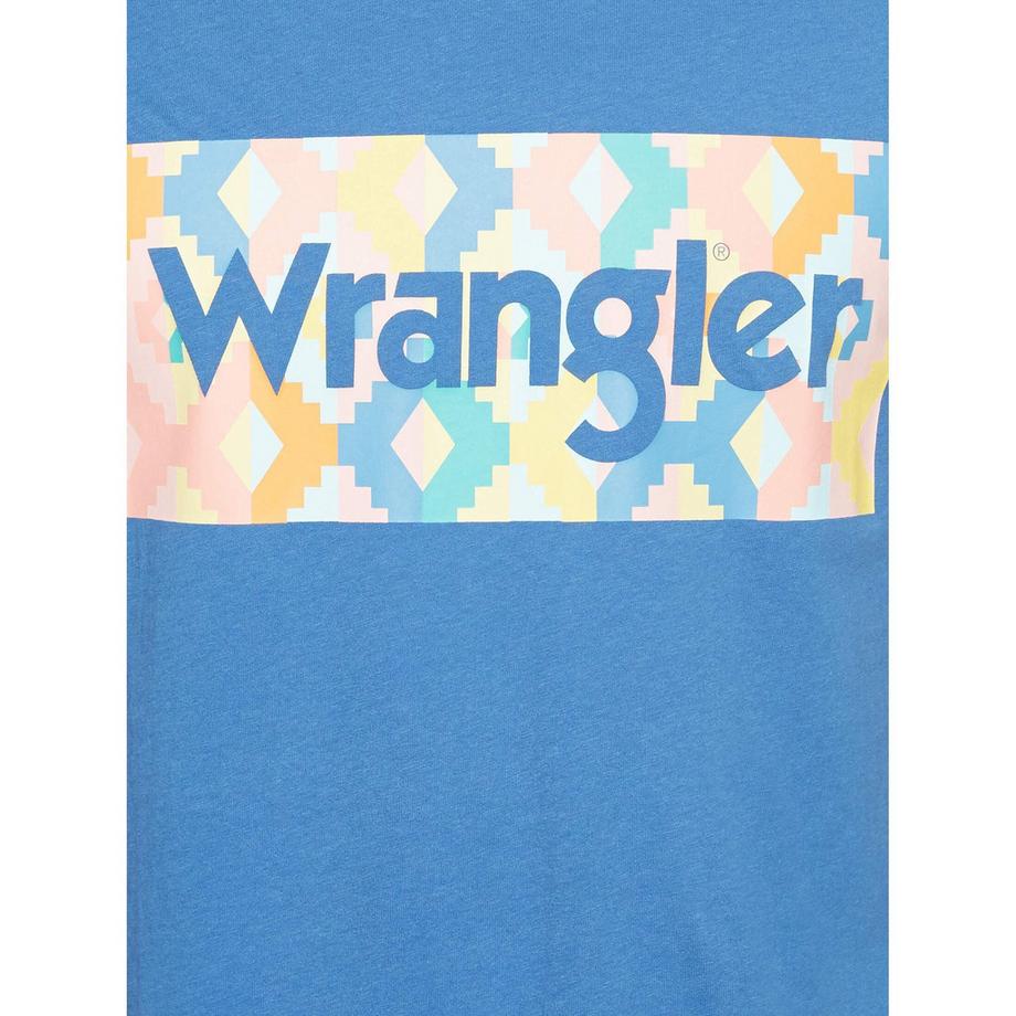 Wrangler Kurzarm T-Shirt mit Logo Print  