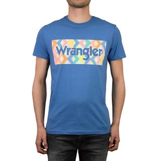 Wrangler Kurzarm T-Shirt mit Logo Print  