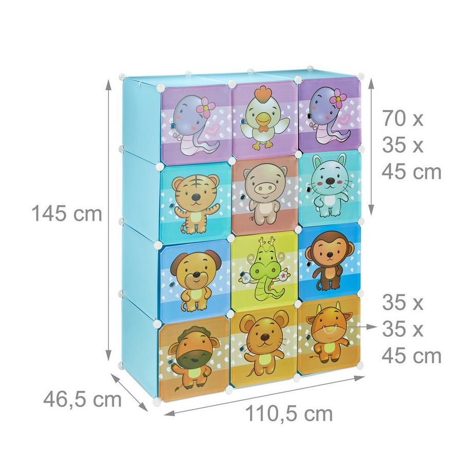 B2X Regal fürs Kinderzimmer mit Motiv  