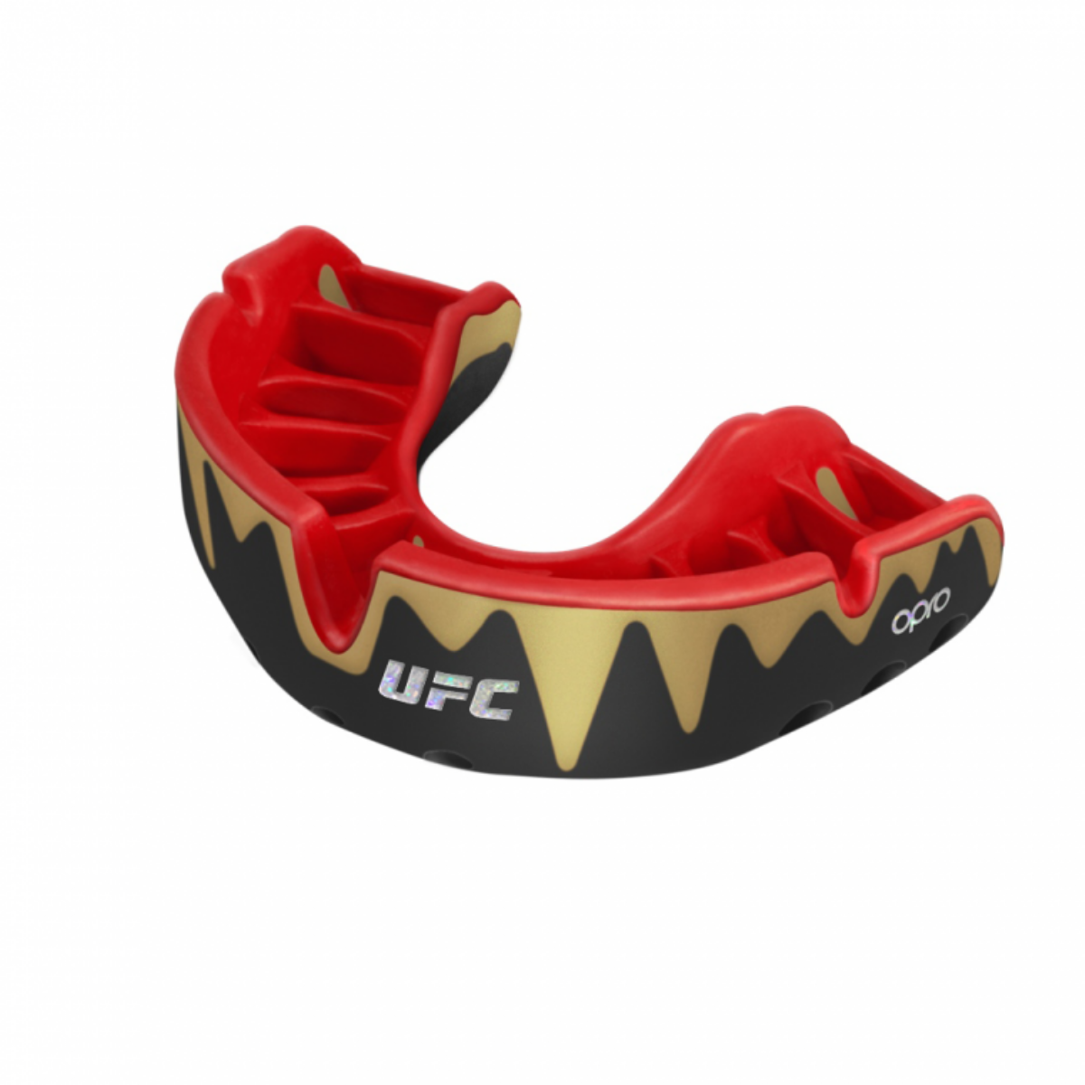 OPRO  OPRO Self-Fit UFC Platinum - Black/Gold/Red 