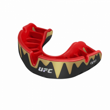 OPRO Self-Fit UFC Platinum - Black/Gold/Red
