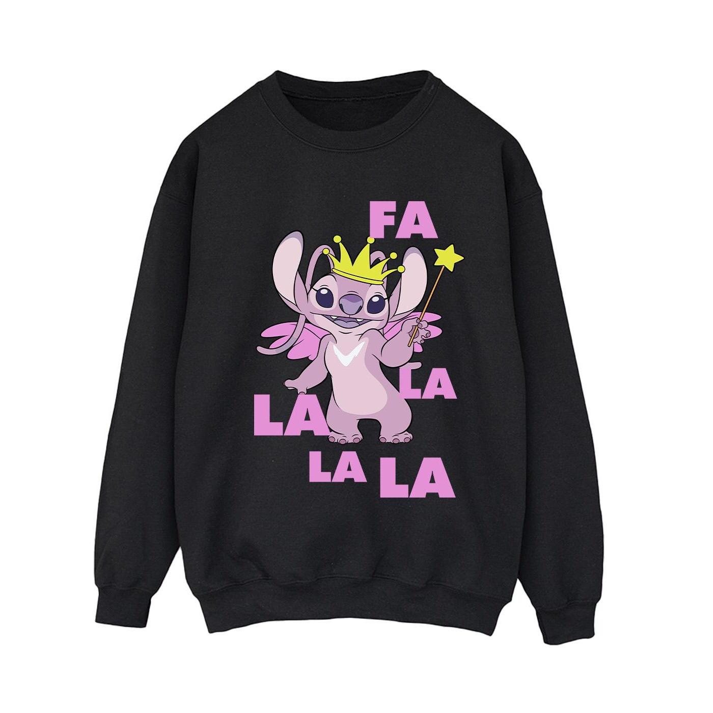 Disney  Angel Fa La La Sweatshirt 