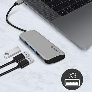 SWISSTEN  6-in-1 USB-C Hub by Swissten Grau 