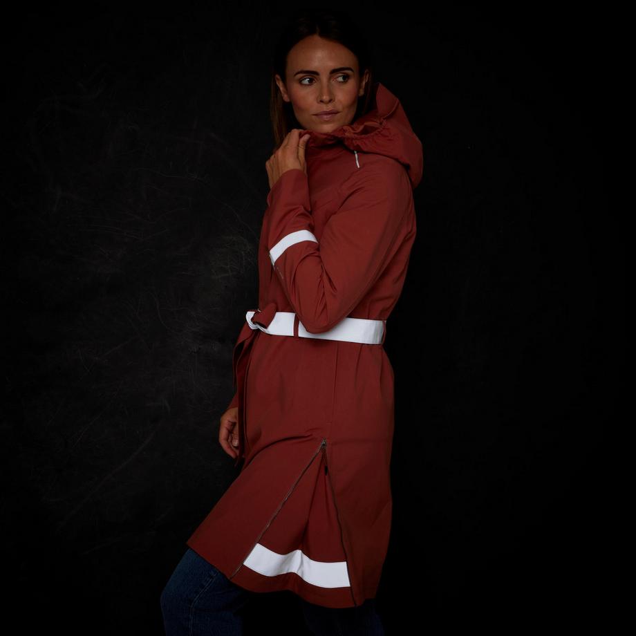 BTWIN  Parka femme imperméable - vélo ville polyester 