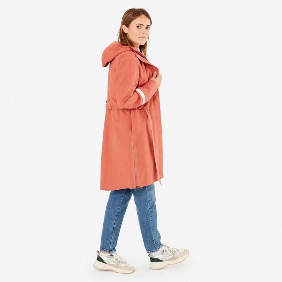 BTWIN  Parka femme imperméable - vélo ville polyester 