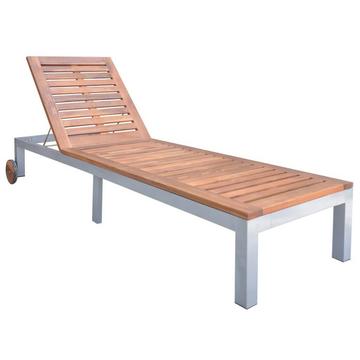 Chaise longue bois