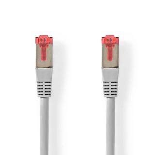 Nedis  Câble réseau CAT6 | RJ45 mâle | RJ45 mâle | SF/UTP | 2.00 m | Rond | PVC | Gris | Etiquette 
