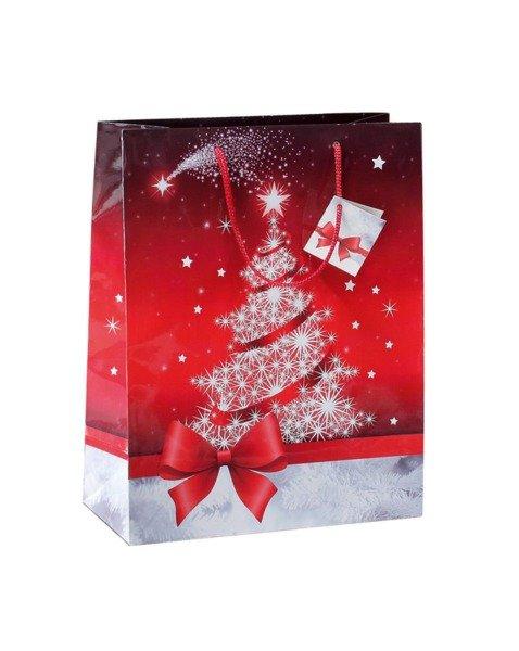 Sigel  SIGEL Geschenktasche Sparkling Tree GT023 Glanz 170x230x90mm 5 Stk. 