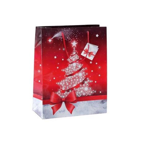 Sigel  SIGEL Geschenktasche Sparkling Tree GT023 Glanz 170x230x90mm 5 Stk. 