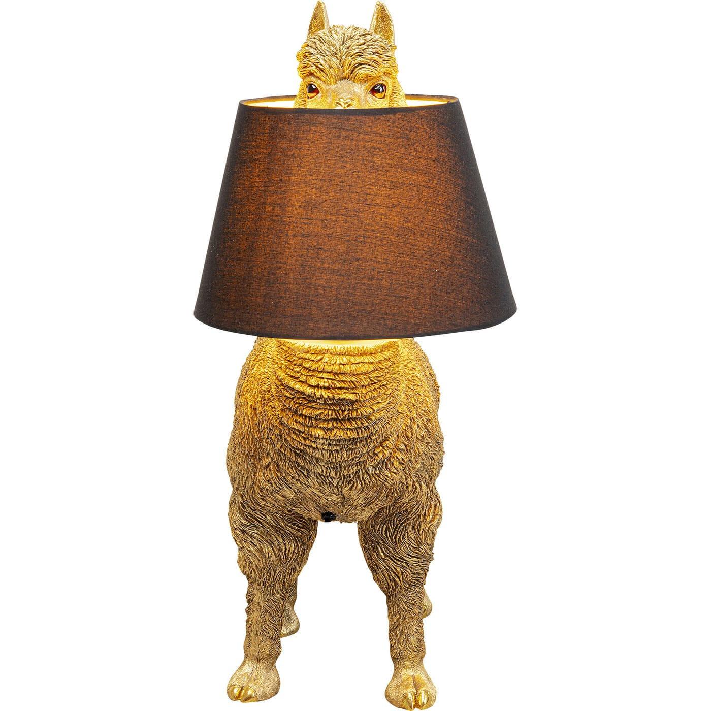 KARE Design Lampada da tavolo Alpaca oro 59  