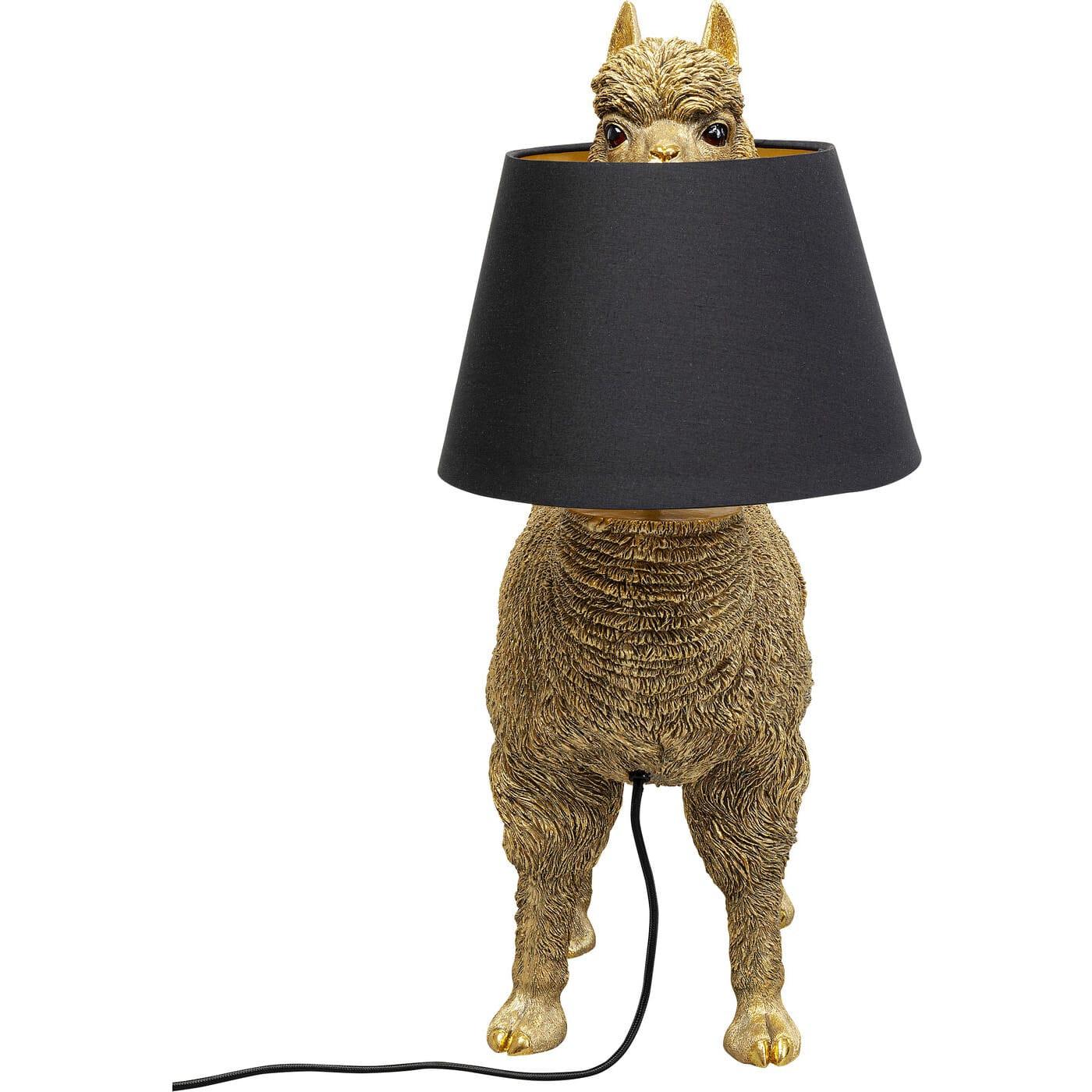 KARE Design Lampada da tavolo Alpaca oro 59  