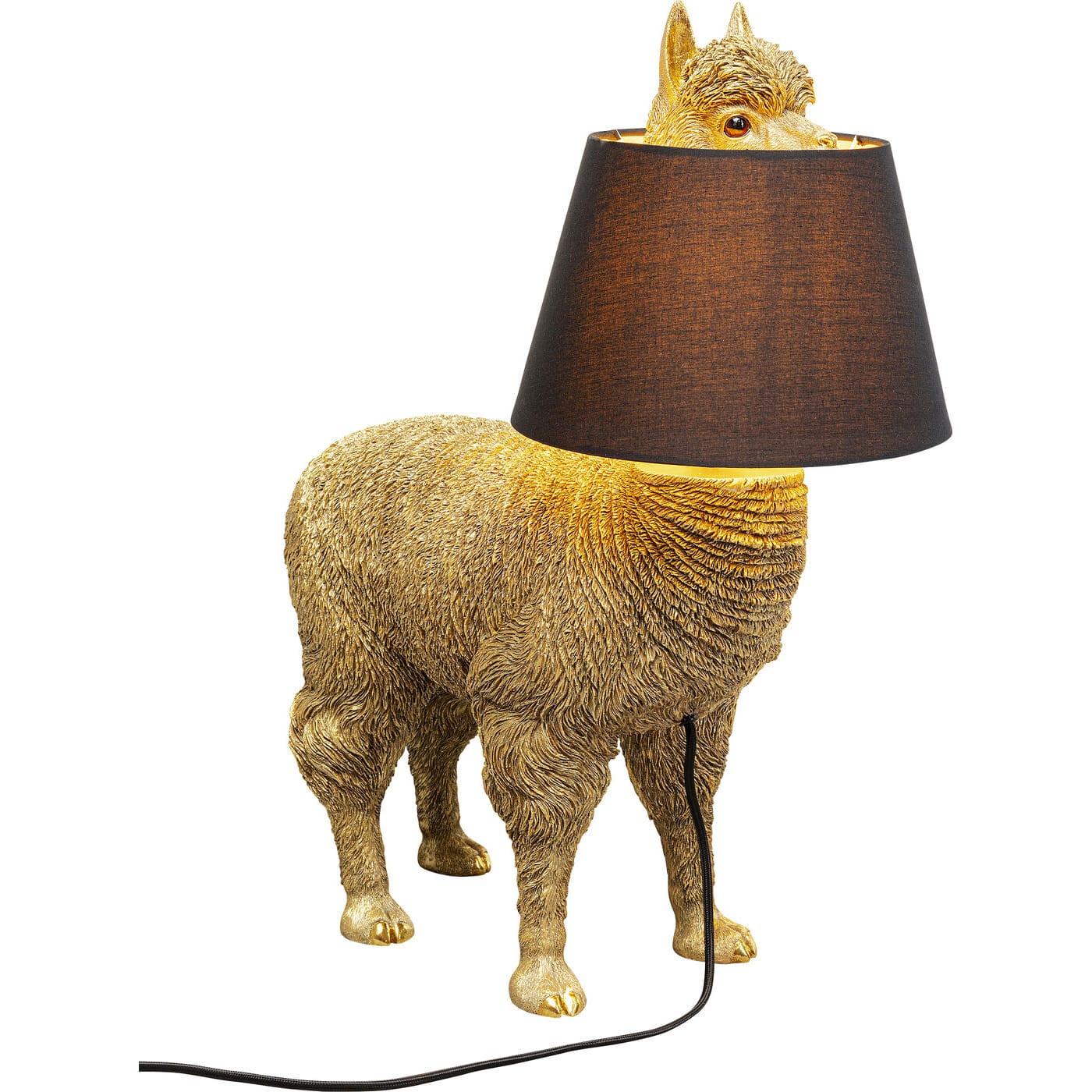 KARE Design Tischleuchte Alpaca gold 59  