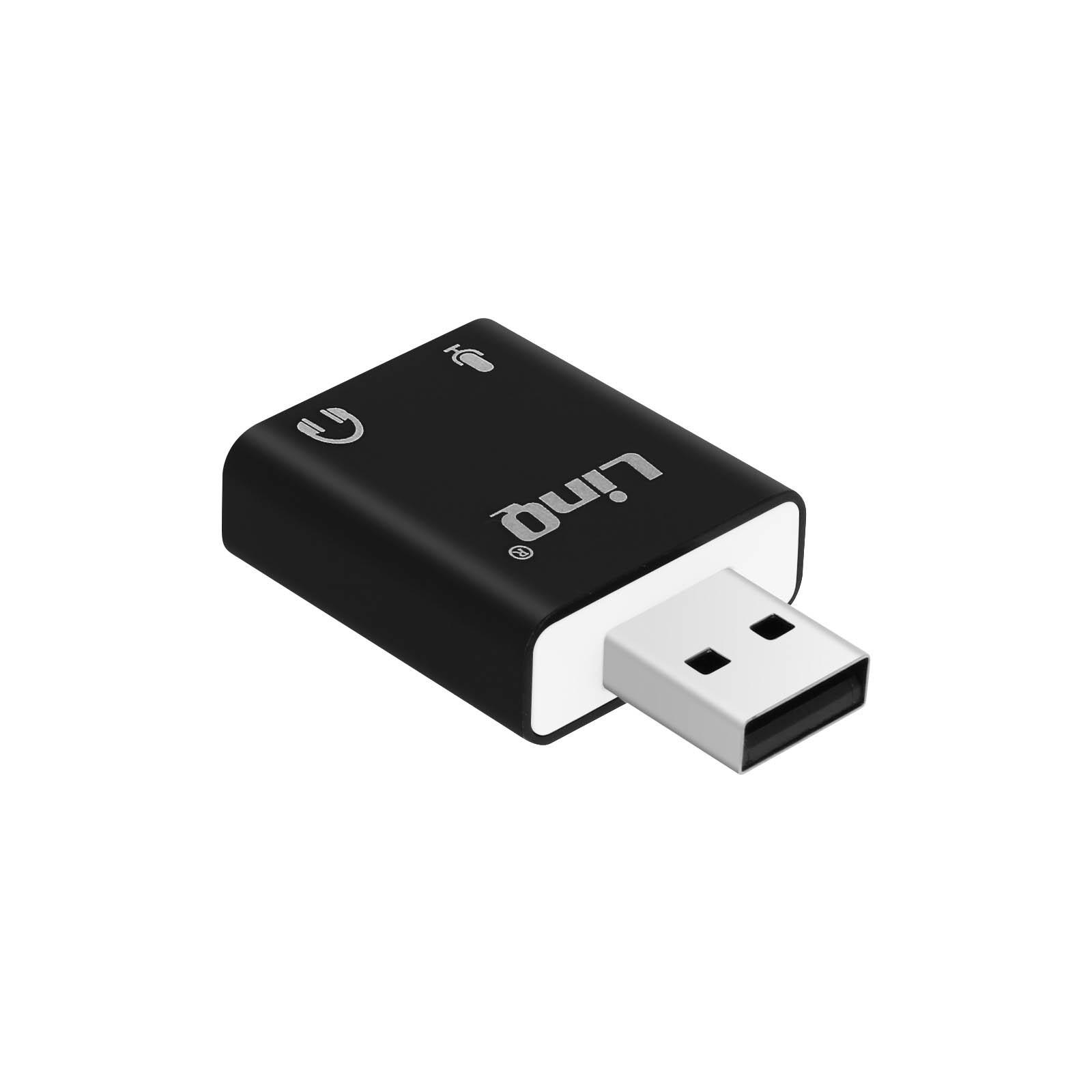 Avizar  Carte son USB Externe jack 3.5mm, Linq 