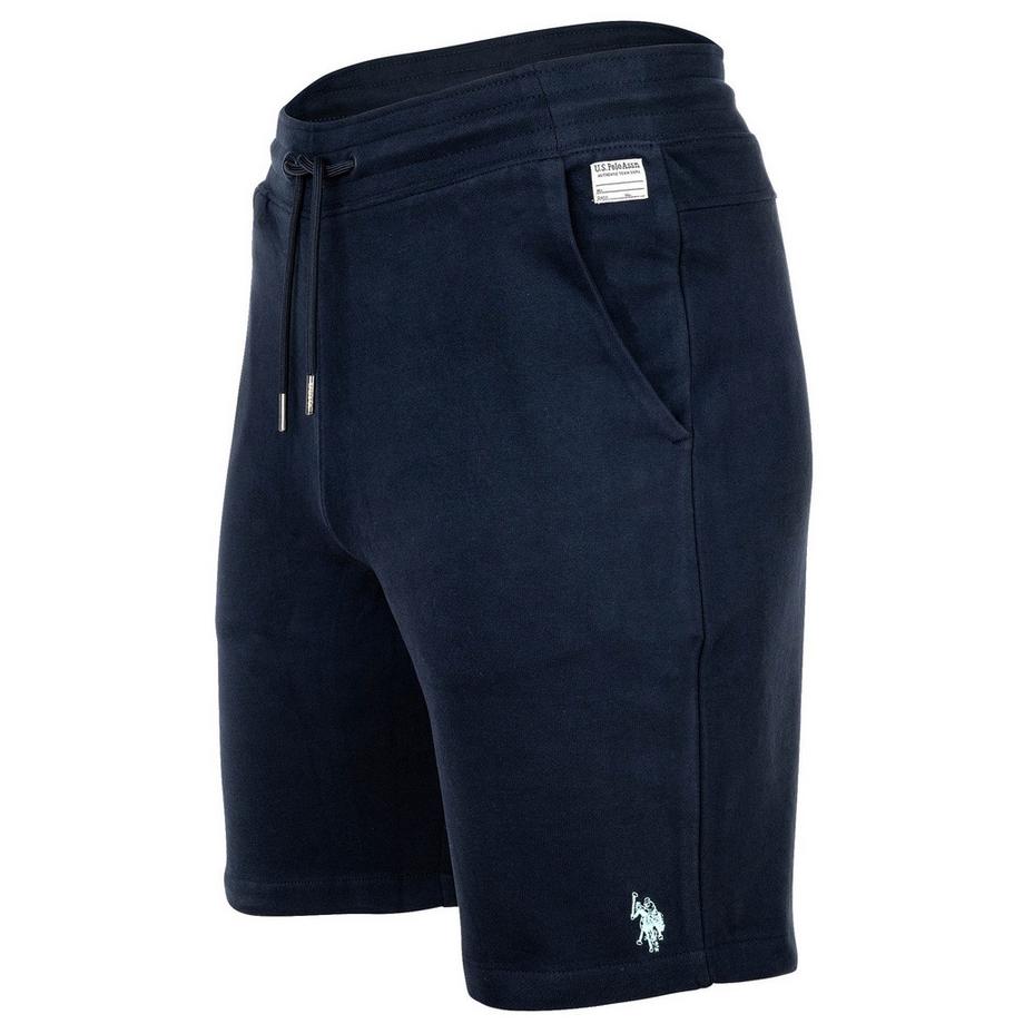 U.S. Polo Assn. Pantaloncini da tuta comfort in felpa diagonale finitura carbone  