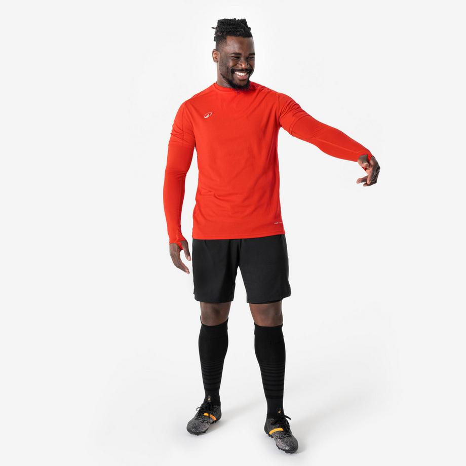 KIPSTA  Unterziehshirt Keepdry Club angepasst Langarm Polyester Elasthan 