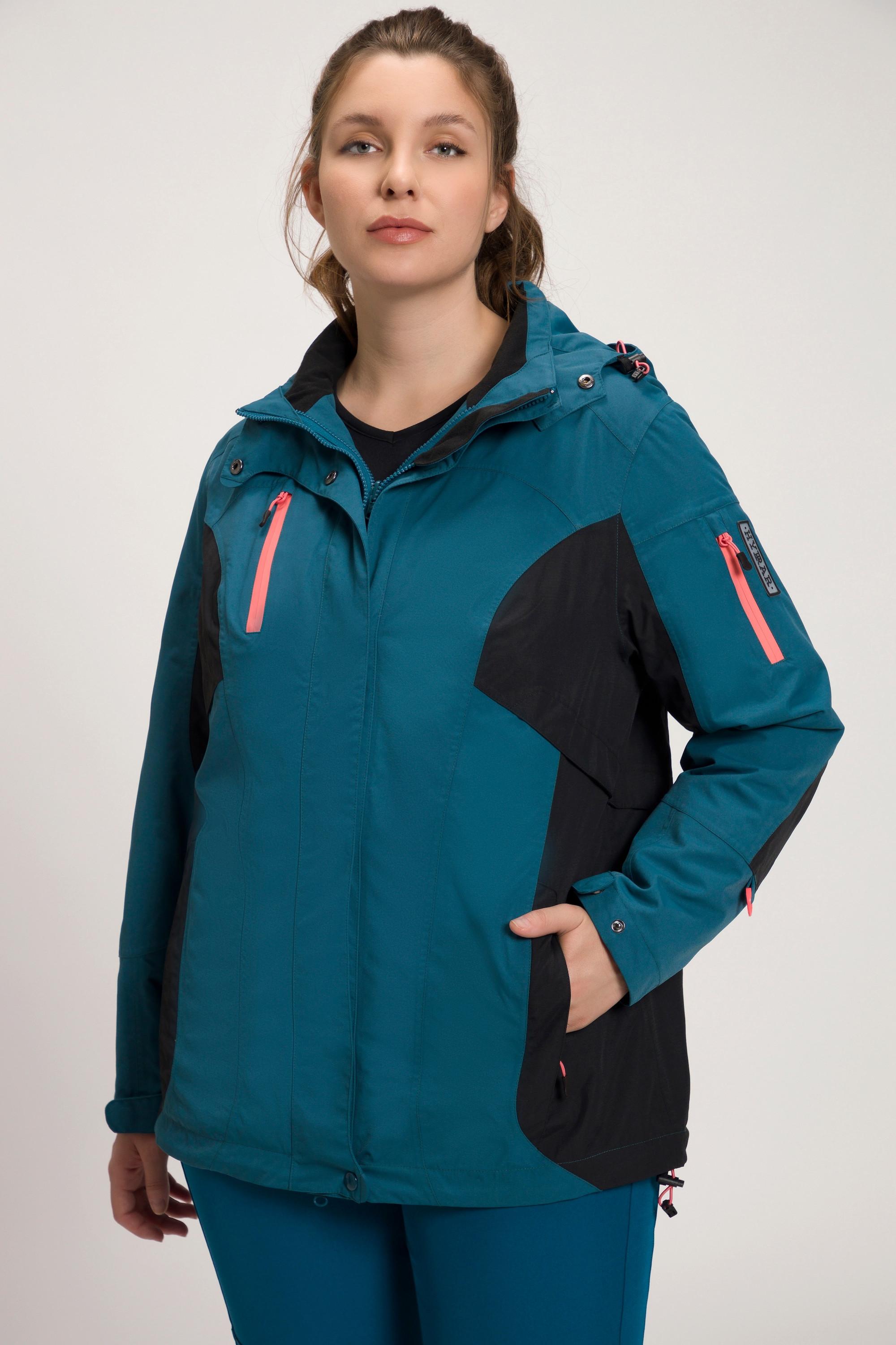 Ulla Popken  HYPRAR Baukastenjacke, wasserdicht, 2-Wege-Zipper 