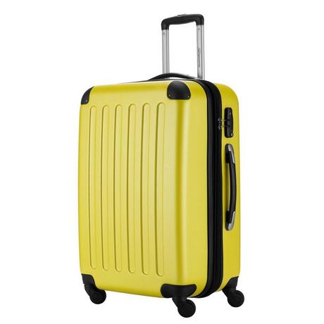 Hauptstadtkoffer ONE SIZE, Spree Valise rigide avec TSA surface mate jaune  