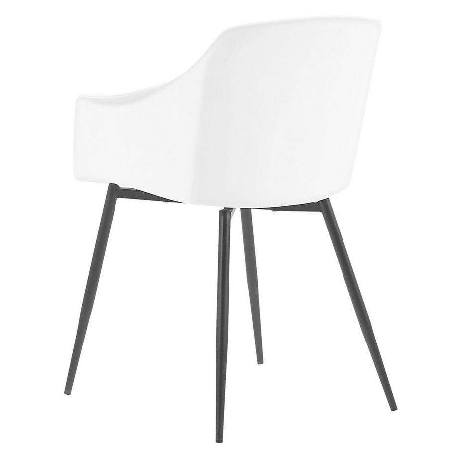 Beliani Esszimmerstuhl 2er Set aus Kunststoff Modern FONDA  