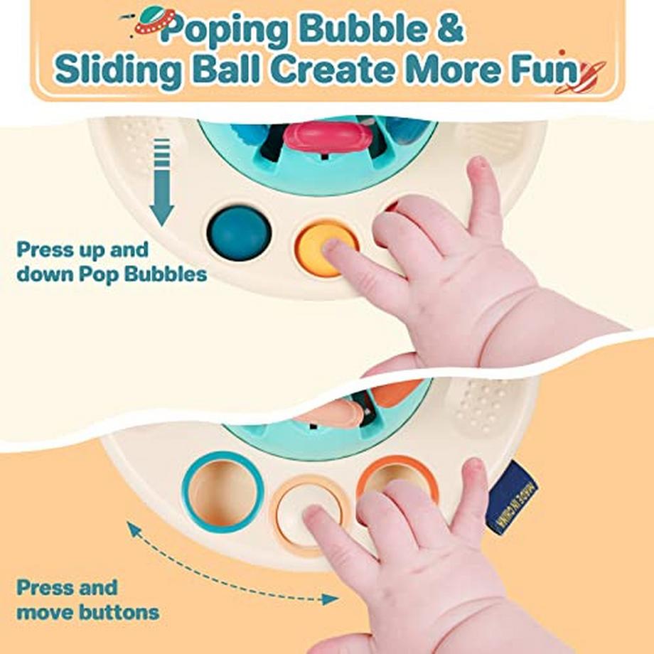 Activity-board  Motorikspielzeug zum Aufhängen, Sinnesspielzeug, Lernspiele für Babys 