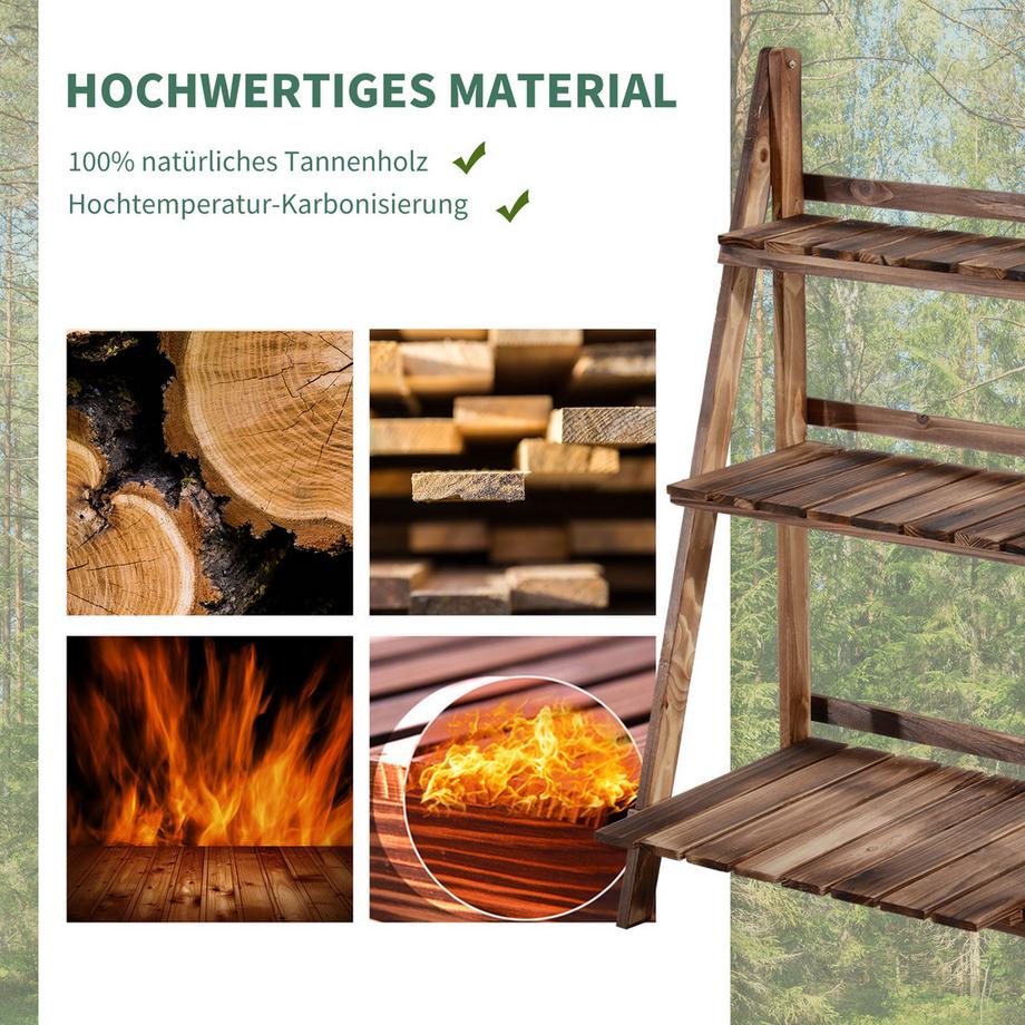 Outsunny Escaliers végétaux  