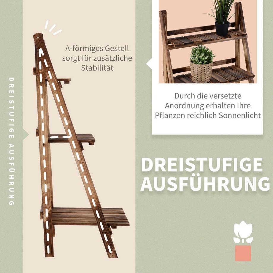 Outsunny Escaliers végétaux  