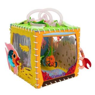 Montessori  MOTRICITÉ - LIVRE DOUX - Planche sensorielle - Wonder Cube Aquarium 