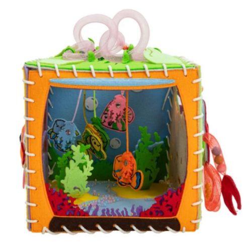 Montessori  MOTRICITÉ - LIVRE DOUX - Planche sensorielle - Wonder Cube Aquarium 