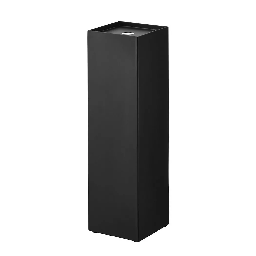 Yamazaki - Porte papier toilette en métal H38,5 cm, One Size, Noir