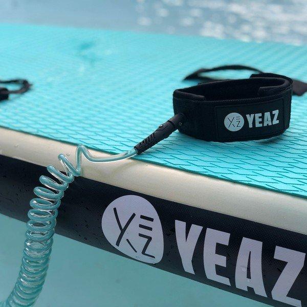 YEAZ  NUI RIVIERA Leash für SUP - lagoon blue 