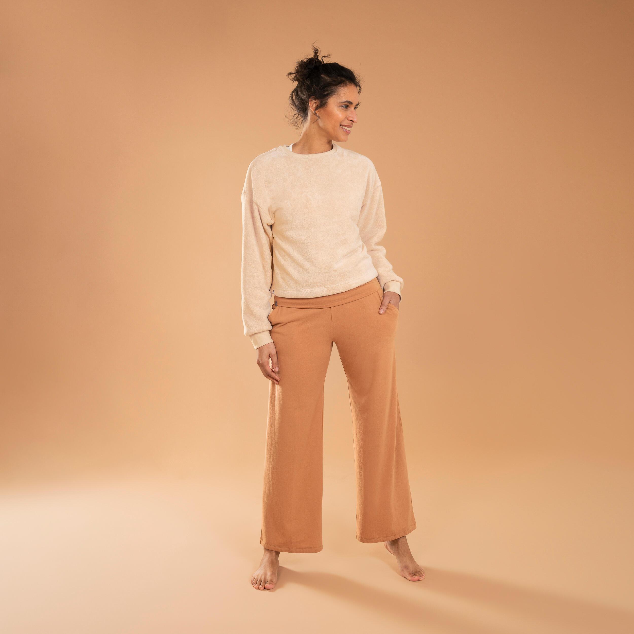 KIMJALY Cocoon Fleece Yoga & Meditation Sweatshirt  