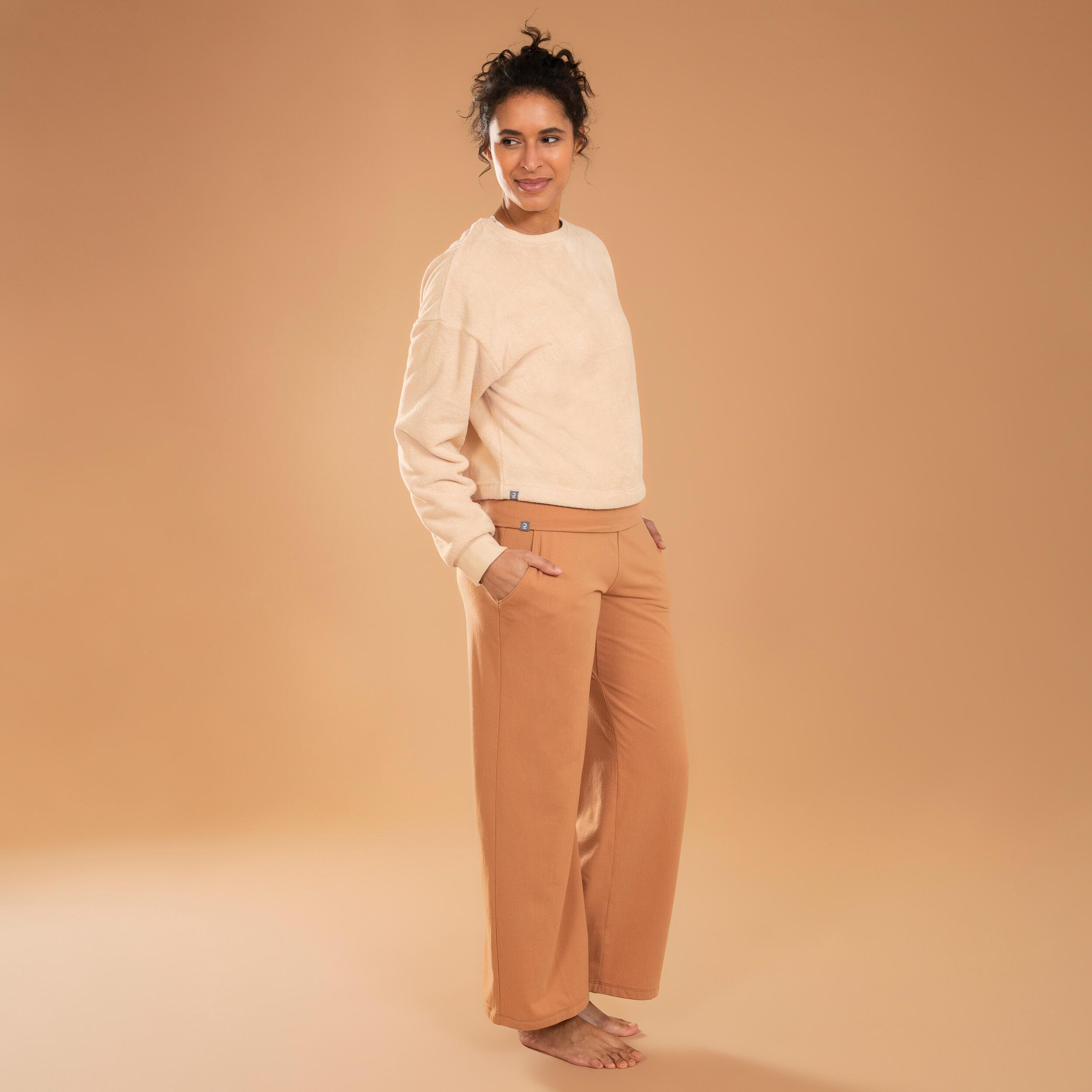 KIMJALY Cocoon Fleece Yoga & Meditation Sweatshirt  