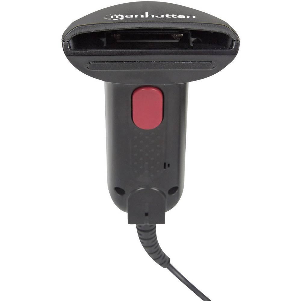 Manhattan  USB-Kit Barcode-Scanner Kabelgebunden 1D CCD Schwarz Hand-Scanner USB 