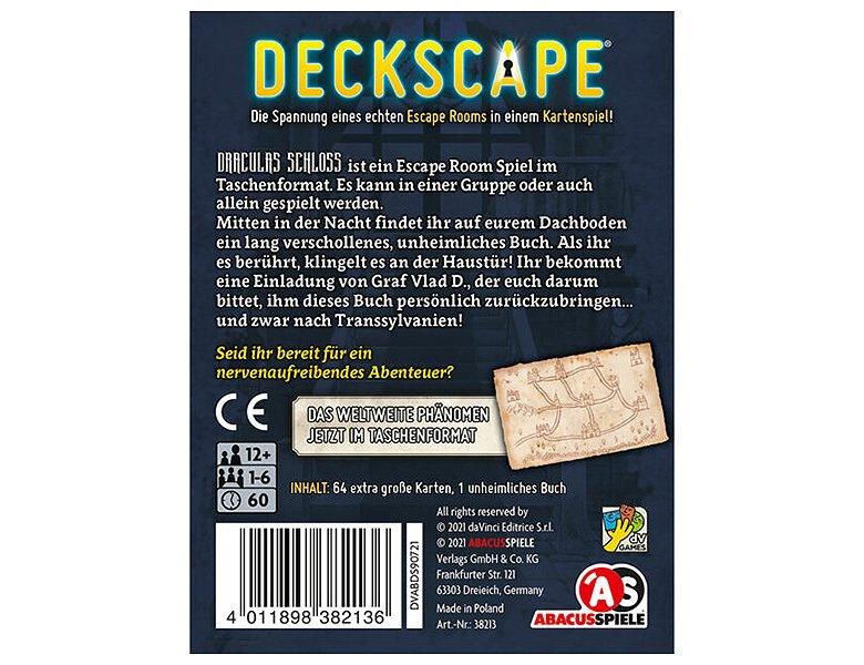 Abacus  Spiele Deckscape - Draculas Schloss 