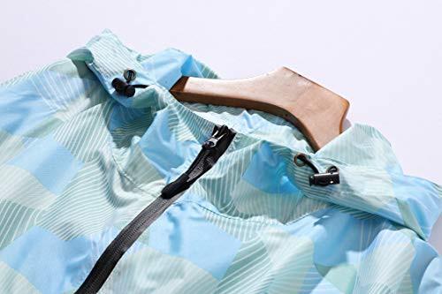 Alopini Poncho Antipioggia Elegante Impermeabile con Cappuccio Cerniera  