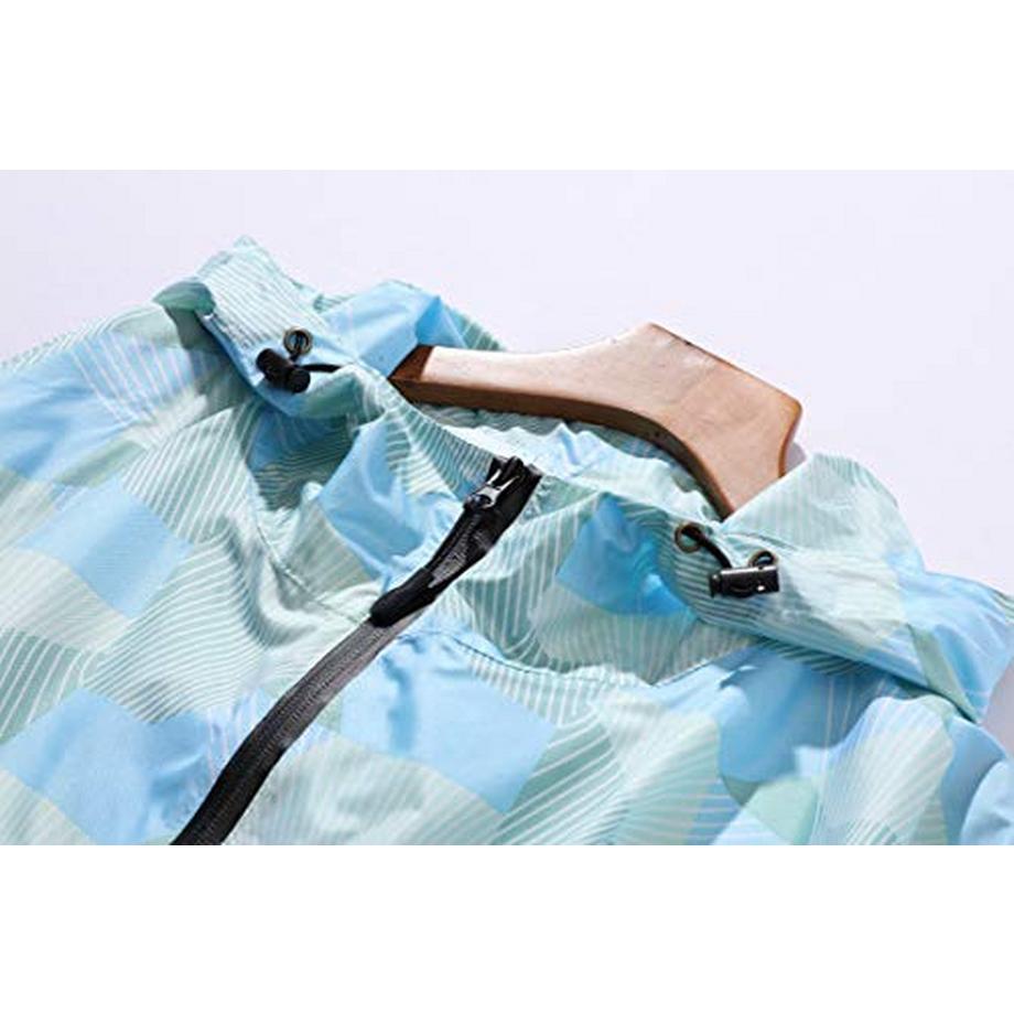 Alopini Poncho de Pluie Imperméable Élégant avec Capuche Fermeture Éclair  