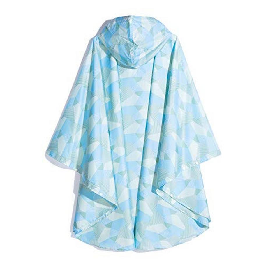 Alopini Poncho de Pluie Imperméable Élégant avec Capuche Fermeture Éclair  