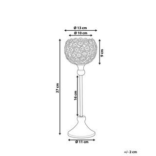 Beliani  Portacandele en Metallo Glamour ESTERNAY 