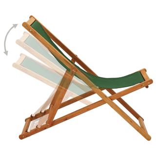 VidaXL Chaise de plage tissu  