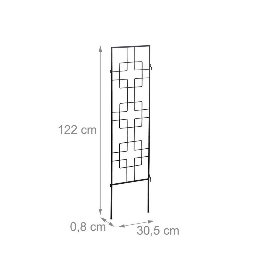 Northix Metall-Rankhilfe 3er-Set  