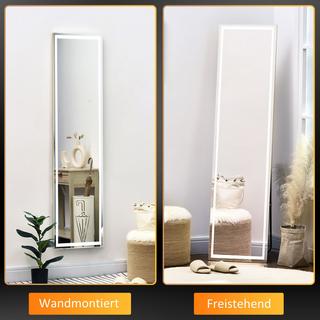 HOMCOM Miroir sur pied  