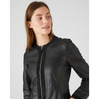 Damart  Veste zippée 100% cuir de mouton. 