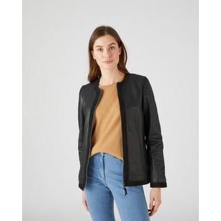 Damart  Veste zippée 100% cuir de mouton. 