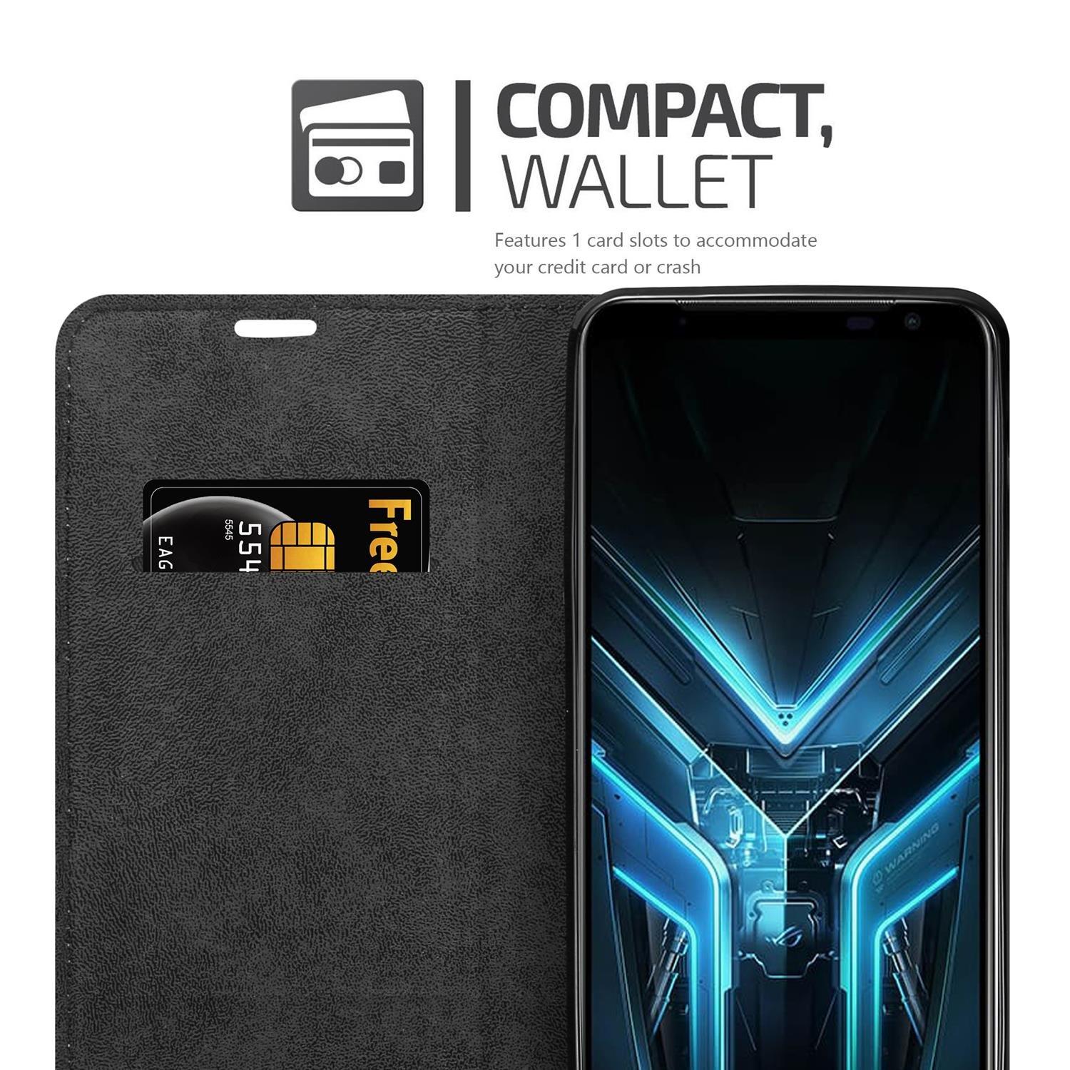 Cadorabo  Hülle für Asus ROG Phone 3 Magnetverschluss, Kartenfach 