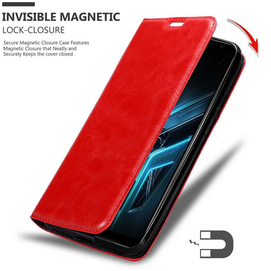 Cadorabo  Hülle für Asus ROG Phone 3 Magnetverschluss, Kartenfach 