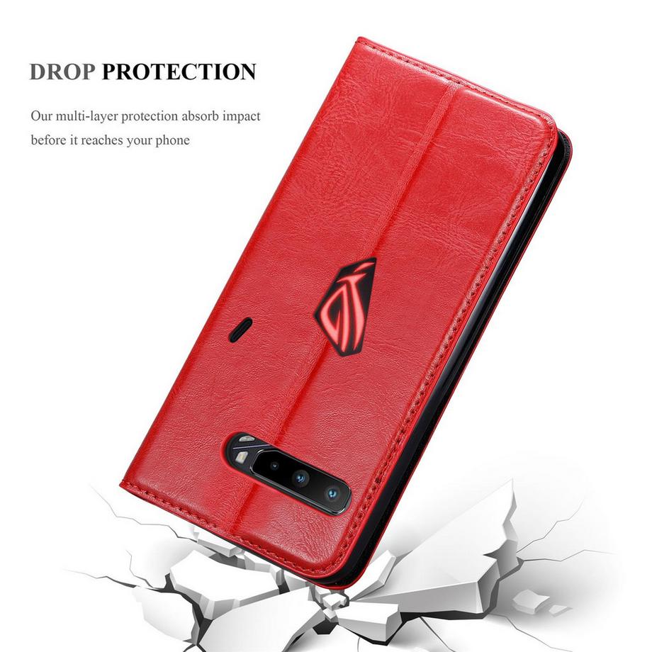 Cadorabo  Hülle für Asus ROG Phone 3 Magnetverschluss, Kartenfach 